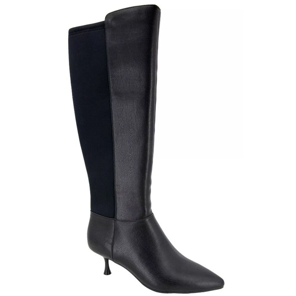 Kenneth Cole Reaction Blossom 50/50 Knee High Kitten Heel Boots 8